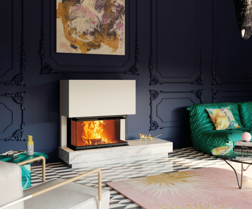 Foyers Bois AUSTRO FLAMM 75x35x45 S3