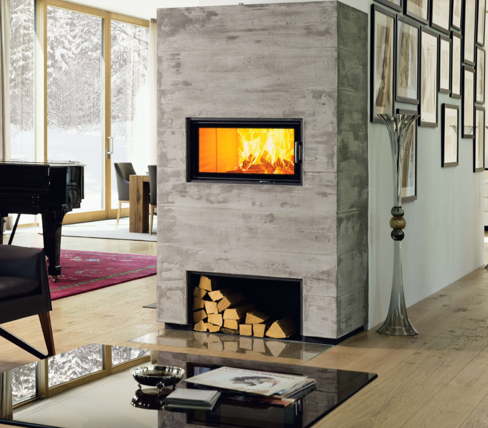 Foyers Bois AUSTRO FLAMM 75x39 K 2.0