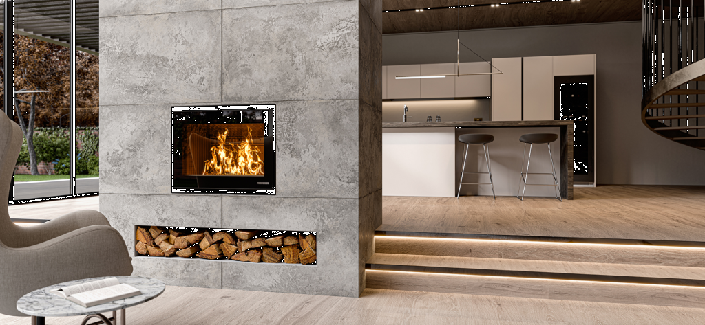 Cheminées et Inserts Bois THERMOROSSI Skyline 540