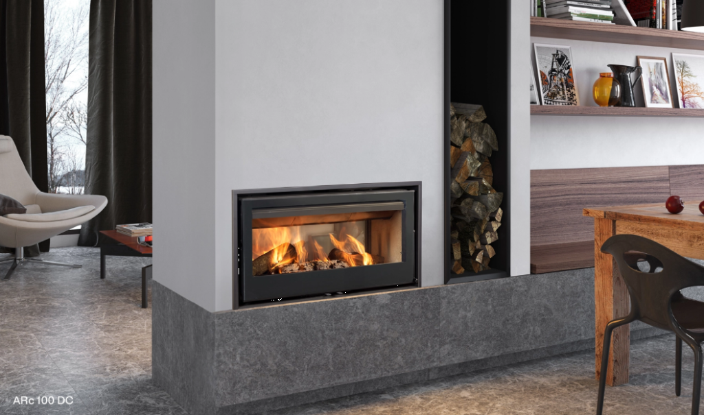 Cheminées et Inserts Bois ROCAL ARc Doble Cara