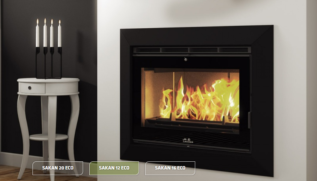 Cheminées et Inserts Bois LACUNZA SAKAN 12 ECO