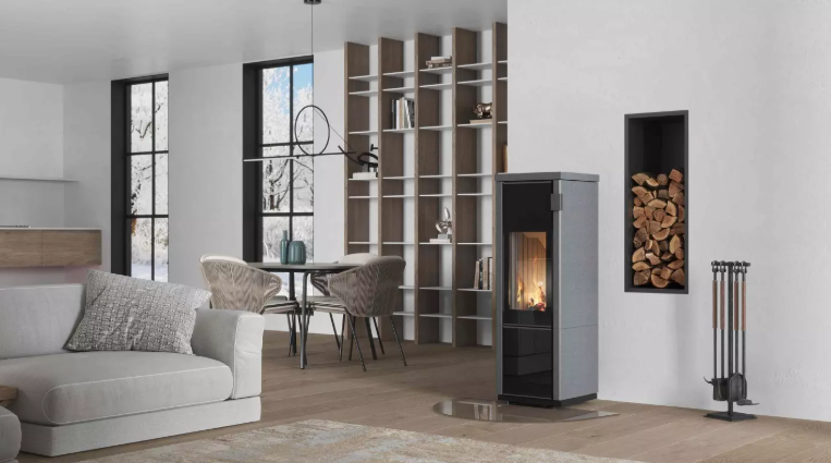 Poêles à  bois CERA DESIGN Conte mini droit