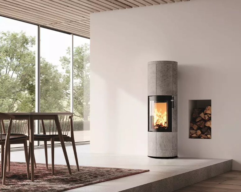 Poêles à  bois CERA DESIGN Solitherm pierre ollaire