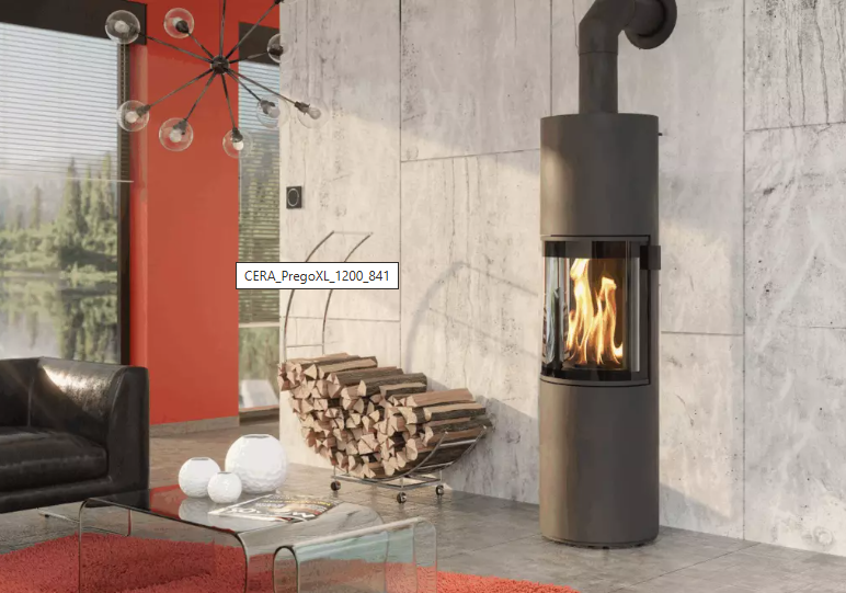 Poêles à  bois CERA DESIGN Prego XL
